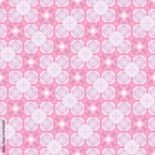 Background pattern, ranquil Abstraction Geometric seamless, Stock illustration, Abstract cute delicate pattern ideas for fabric, textile, Wallpaper, Pink Geometric Background, Generative AI.