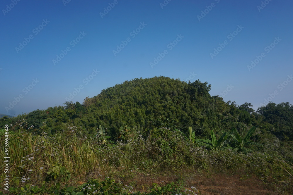 Beautiful Maraingtong Hill, clouds over the mountains, view from the top of mountain, view of a forest, natural beauty Bandarban. Bangladesh Beautiful Maraingtong Hill, clouds over the mountains, view from the top of mountain, view of a forest, natural beauty Bandarban. Bangladesh