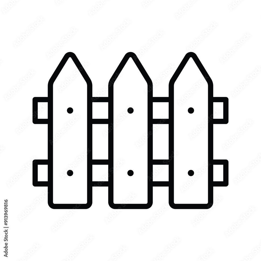 wood fence icon vector design template simple and clean wood fence icon vector design template simple and clean