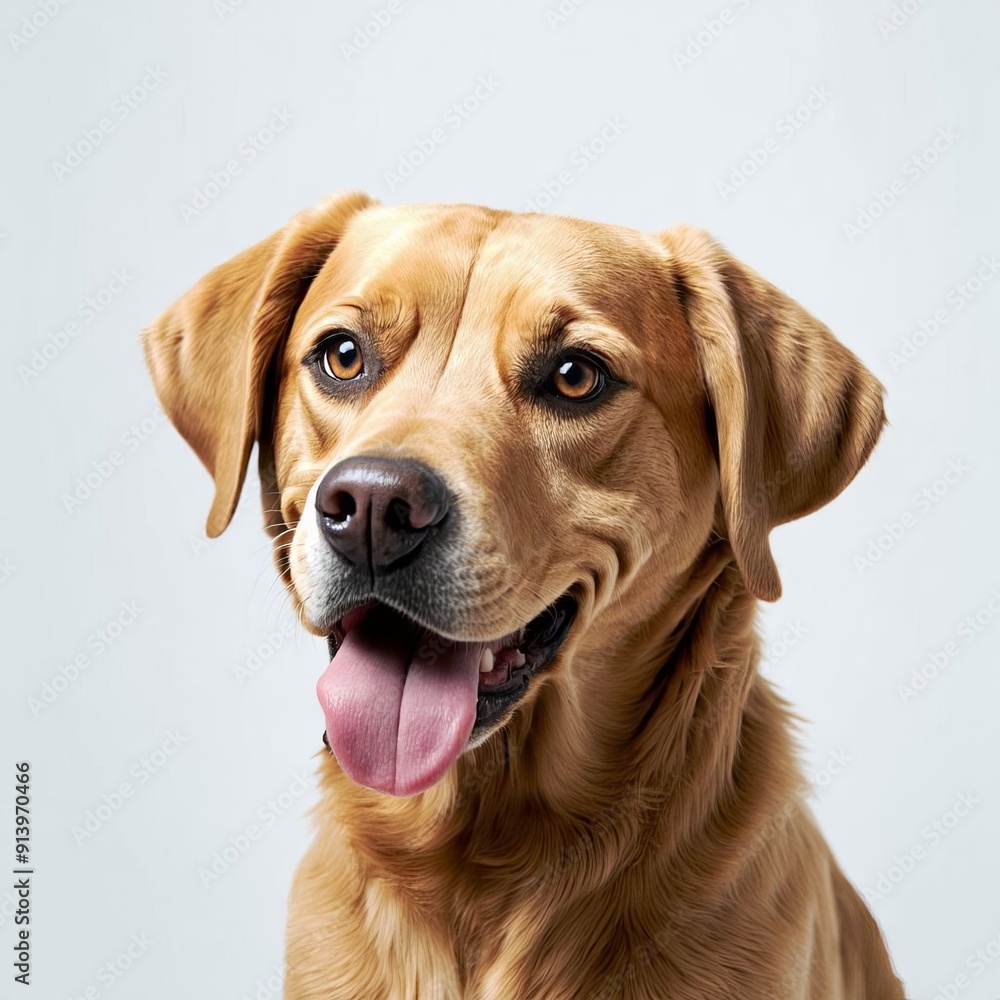 Golden Retriever Smiling at Camera Golden Retriever Smiling at Camera