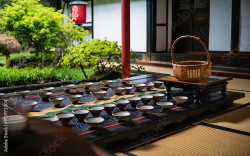 Traditional tea ceremony. japan photo