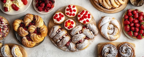 A lively St Lucia Day celebration with a modern twist on traditional Scandinavian pastries photo