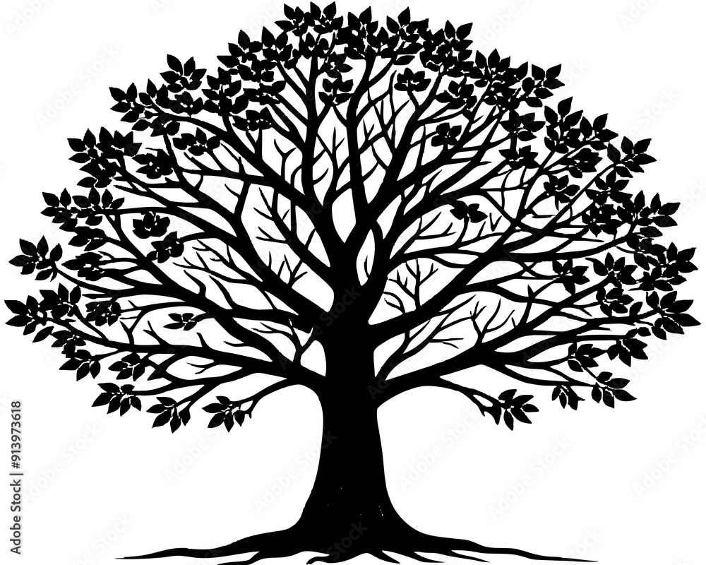 Elegant Tree Silhouettes: Vector Art and Illustration Collection Elegant Tree Silhouettes: Vector Art and Illustration Collection