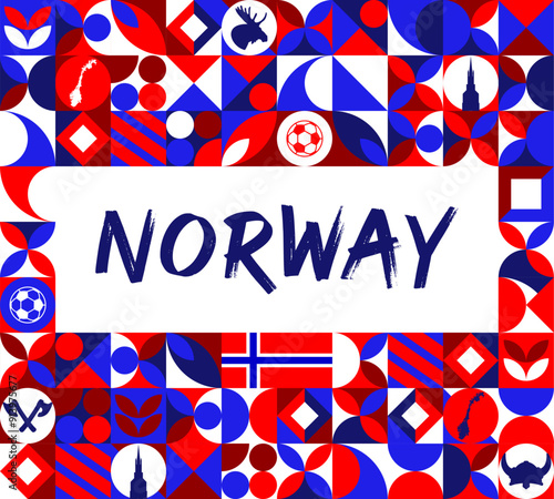 Norway Independence Day Vector Illustration