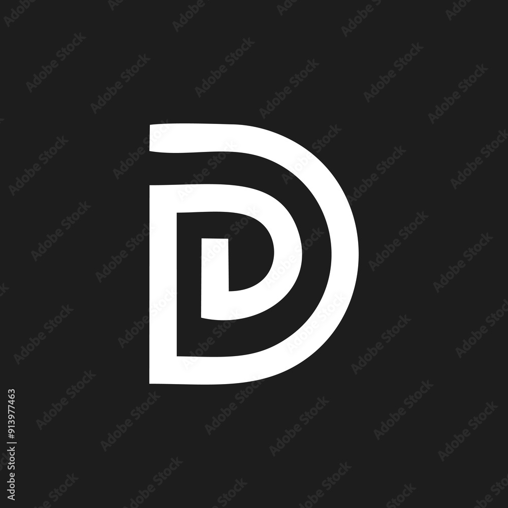 DD logo initial letter design template vector DD logo initial letter design template vector