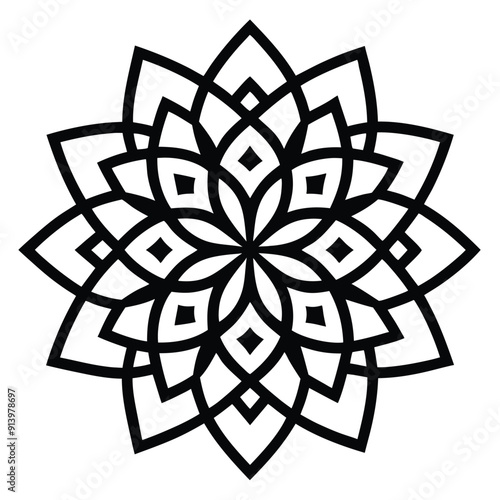 Drawing art vector illustration