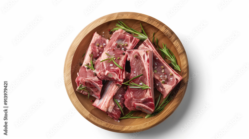 Raw Lamb Cuts on White Background Fresh and Uncooked Lamb Meat for Cooking or Butchery Photography Raw Lamb Cuts on White Background Fresh and Uncooked Lamb Meat for Cooking or Butchery Photography