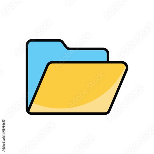 Folder vector icon