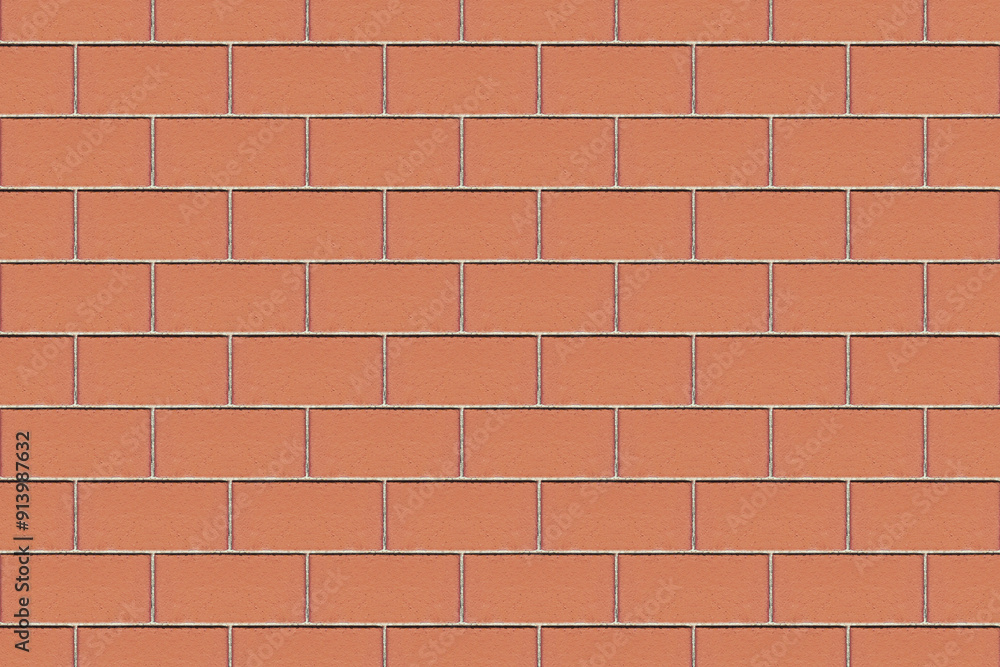 Fototapeta premium Background image of a brown brick wall