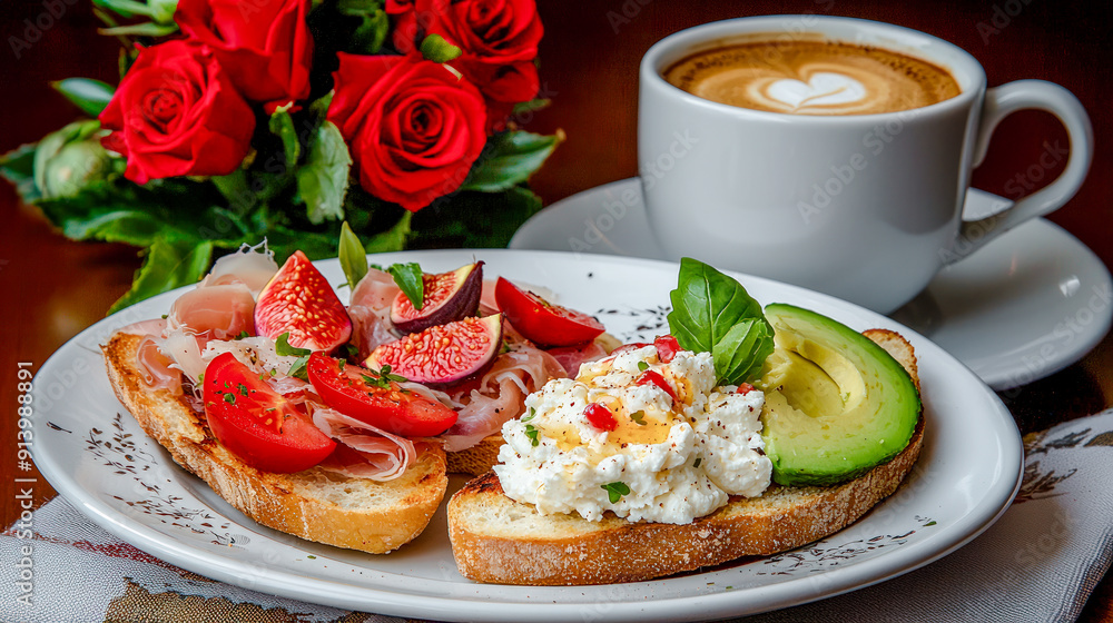 Authentic Italian Bruschetta with Fresh Tomatoes and Basil A Classic Appetizer This vibrant image showcases delicious bruschetta topped with diced tomatoes and fresh basil, set against a warm, rustic Authentic Italian Bruschetta with Fresh Tomatoes and Basil A Classic Appetizer This vibrant image showcases delicious bruschetta topped with diced tomatoes and fresh basil, set against a warm, rustic