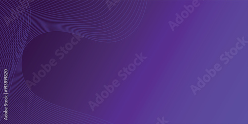 modern wave curve abstract dark blue background, blending curve lines wave. Vector illustration.