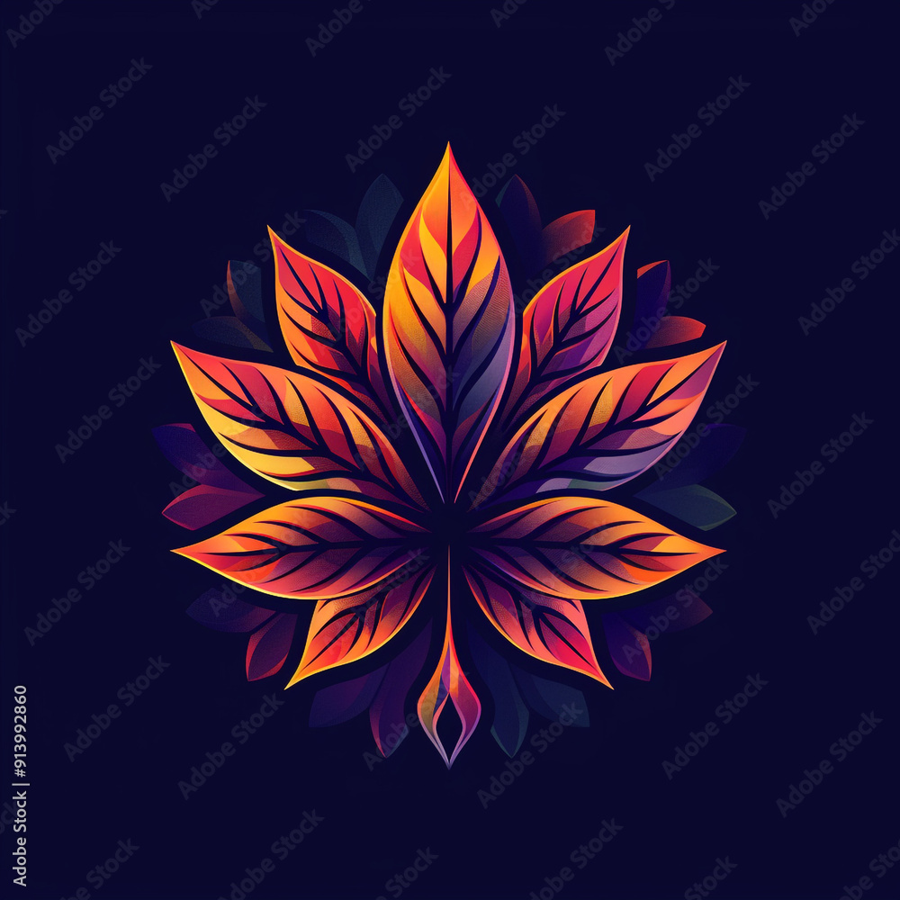 abstract flower vector abstract flower vector