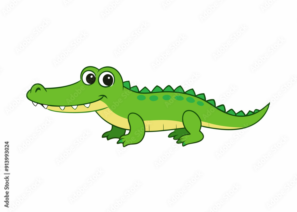 Vector illustration of a fierce crocodile with sharp teeth and scaly skin, perfect for wildlife, animal logos, and nature-themed designs. Vector illustration of a fierce crocodile with sharp teeth and scaly skin, perfect for wildlife, animal logos, and nature-themed designs.