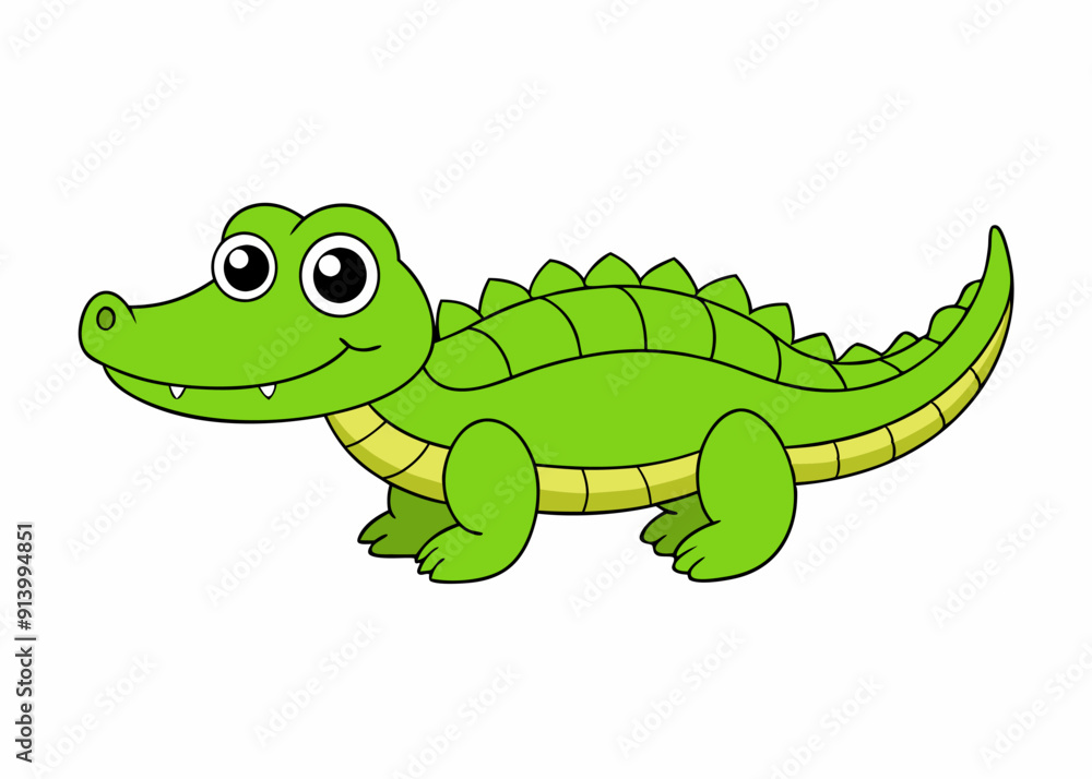 Vector illustration of a fierce crocodile with sharp teeth and scaly skin, perfect for wildlife, animal logos, and nature-themed designs. Vector illustration of a fierce crocodile with sharp teeth and scaly skin, perfect for wildlife, animal logos, and nature-themed designs.