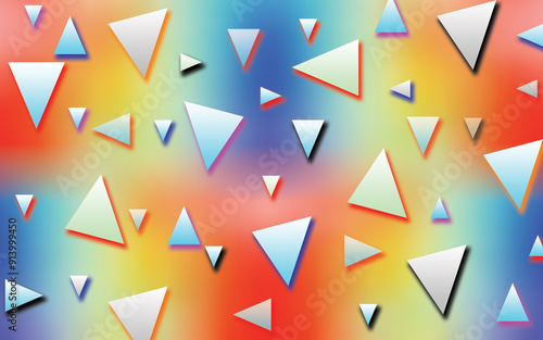 color full HD triangle wallpaper 