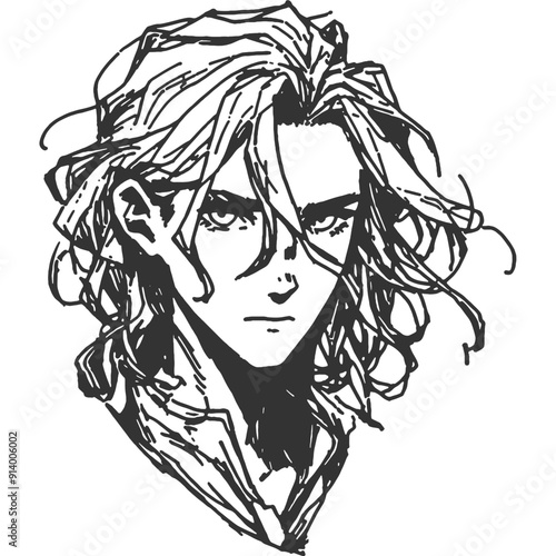 Lament and Redemption Vintage Illustration Vector