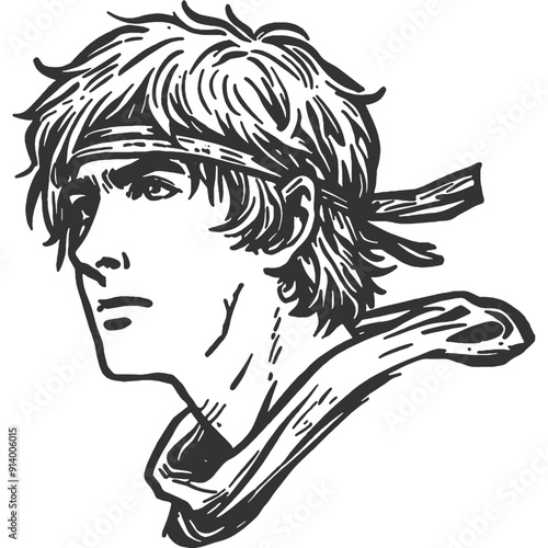 Lament and Redemption Vintage Illustration Vector