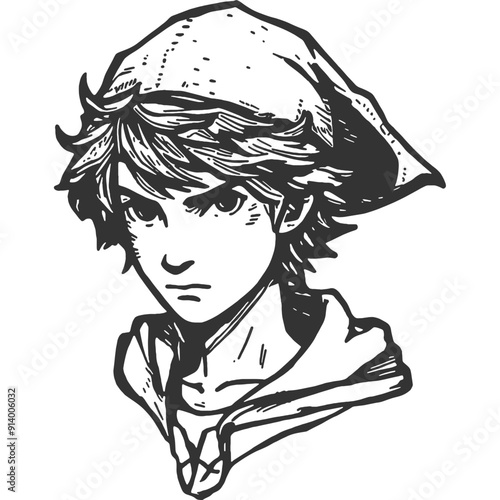 Lament and Redemption Vintage Illustration Vector