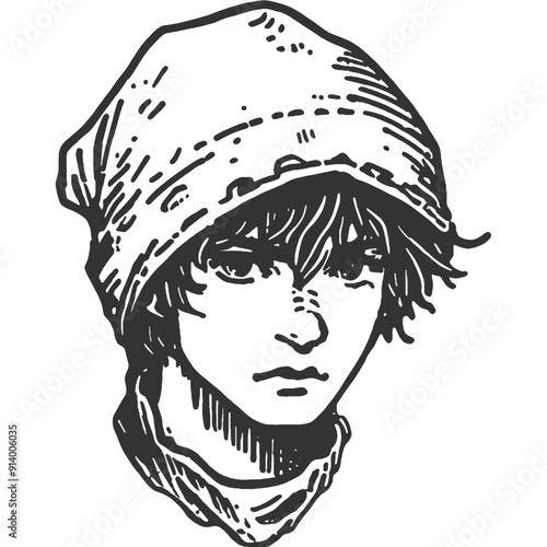 Lament and Redemption Vintage Illustration Vector