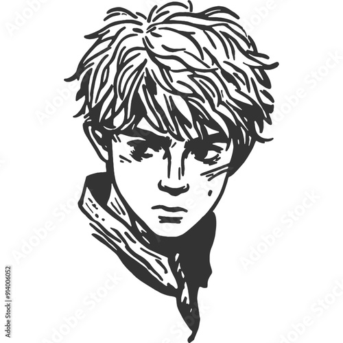 Lament and Redemption Vintage Illustration Vector