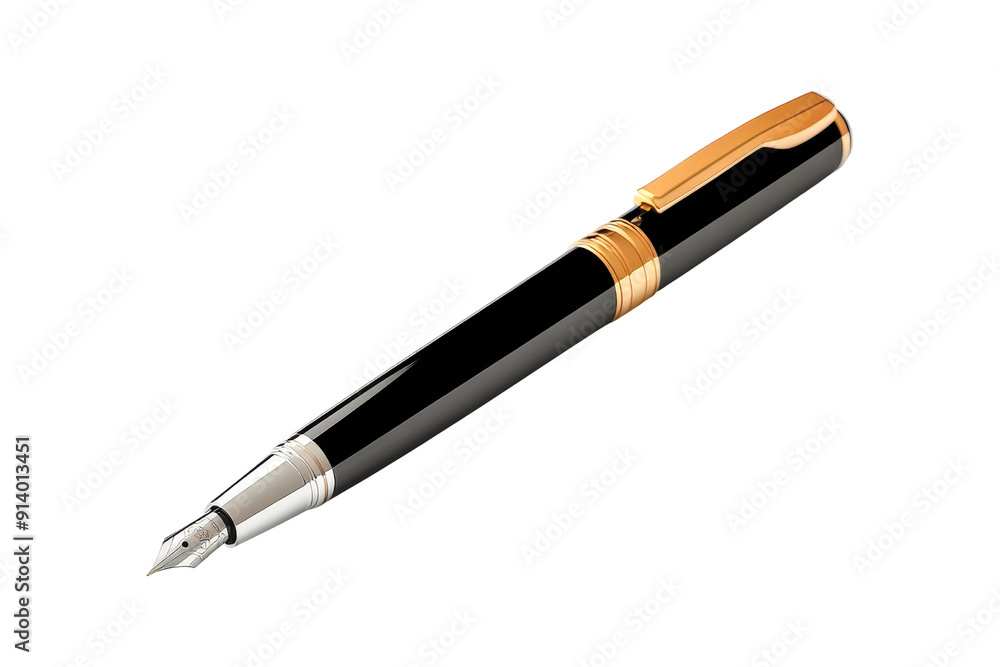 Black and Gold Fountain Pen Black and Gold Fountain Pen
