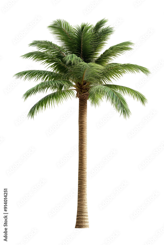 Obraz premium Tall Palm Tree Isolated