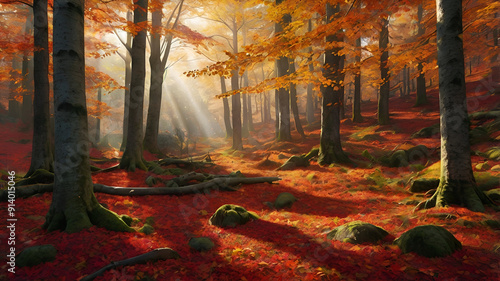 autumn in the forest