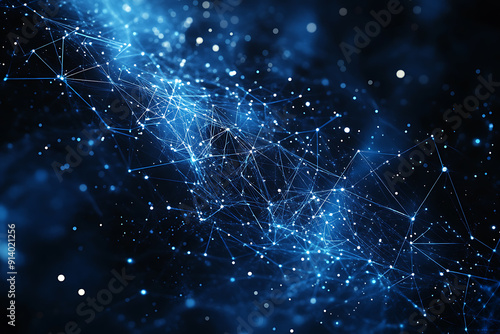 An abstract digital background with dynamic patterns and textures, blending vibrant colors and geometric shapes