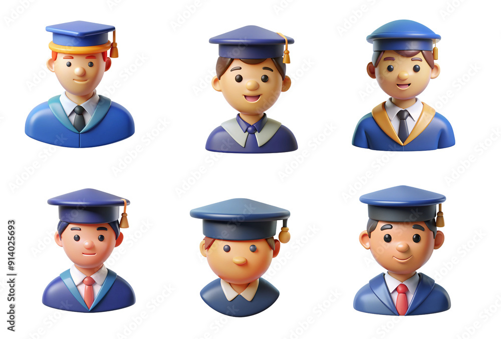 Boy student, pupil, set icons are isolated on a transparent background.
Boy student, pupil, set icons are isolated on a transparent background.