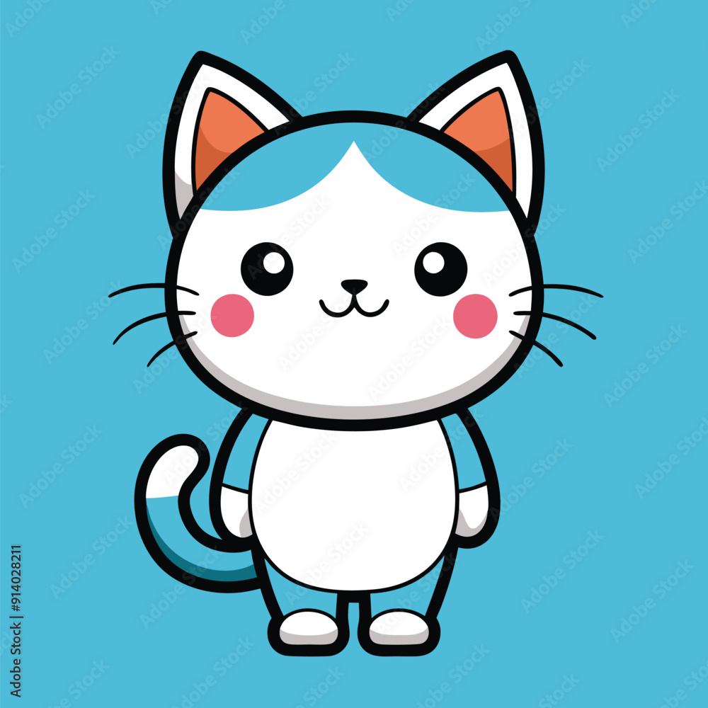 Cute Kitty Line Art Sticker for Kids, Cute Cat Cartoon Sticker Line Art,
Cute Kitty Line Art Sticker for Kids, Cute Cat Cartoon Sticker Line Art,