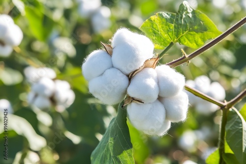 A field of biodegradable cotton in Burkina Faso