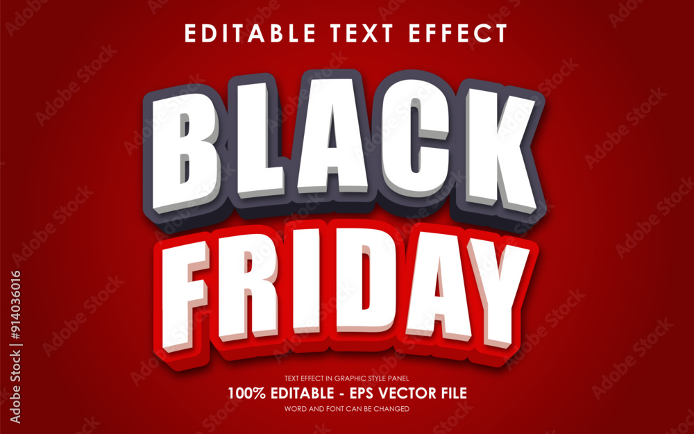 Editable Black Friday Text Effect Editable Black Friday Text Effect