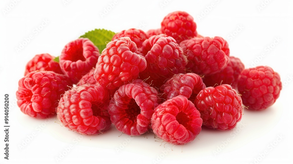 Fresh raspberry fruit closeup view Fresh raspberry fruit closeup view