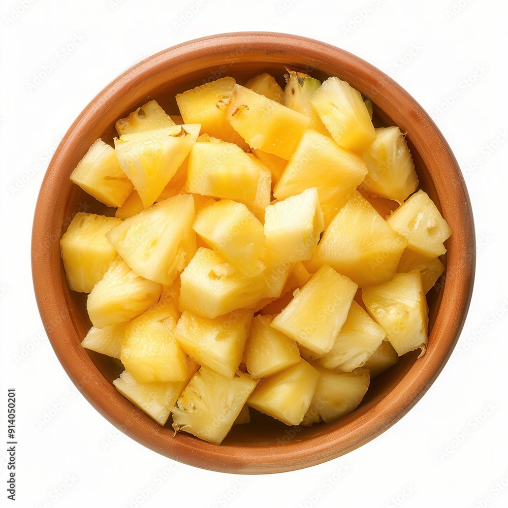 Fresh pineapple chop cube Fresh pineapple chop cube
