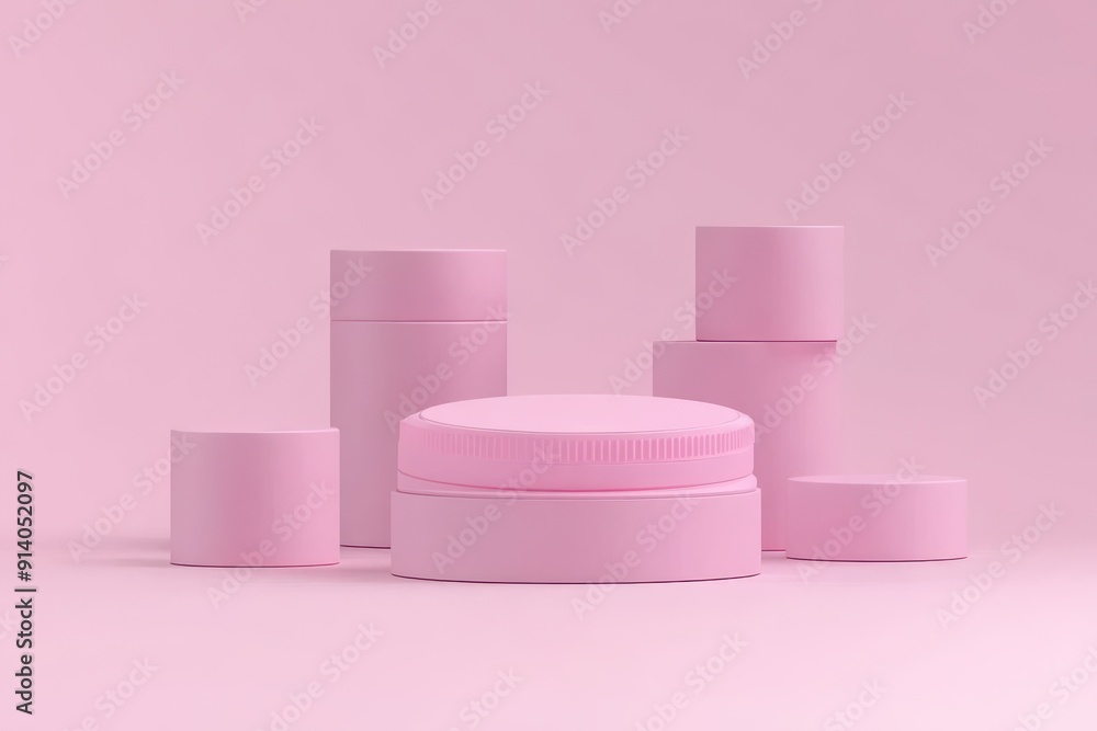 all white cylinder skin care cream container with hard eadges. small conteiner, studio setting and highly realistic. all white cylinder skin care cream container with hard eadges. small conteiner, studio setting and highly realistic.