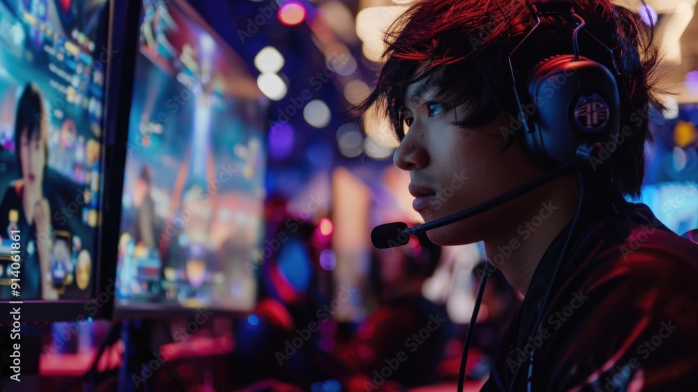 high-stakes moment in an esports match, with a player making a decisive move, high-stakes moment in an esports match, with a player making a decisive move,