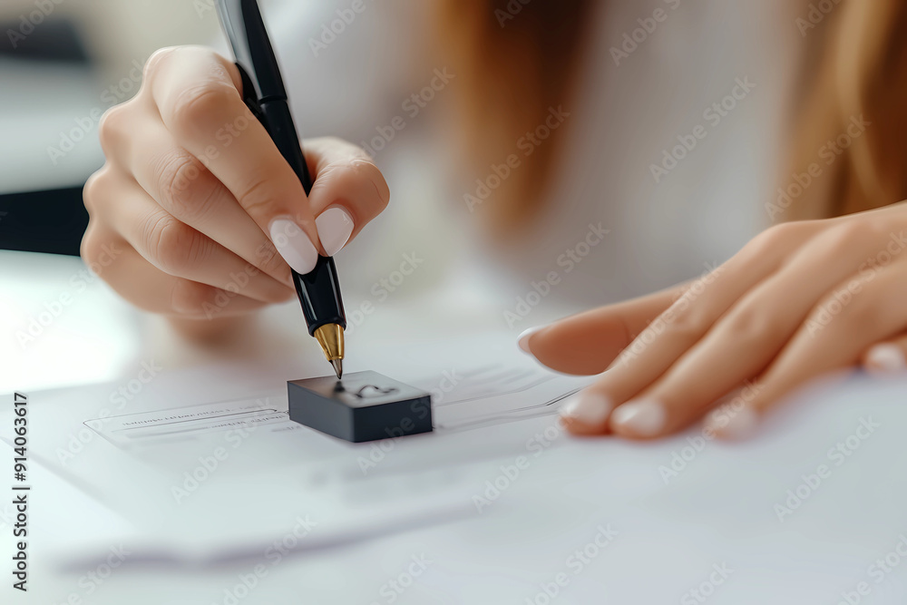 professional person working with documents, signing a document professional person working with documents, signing a document