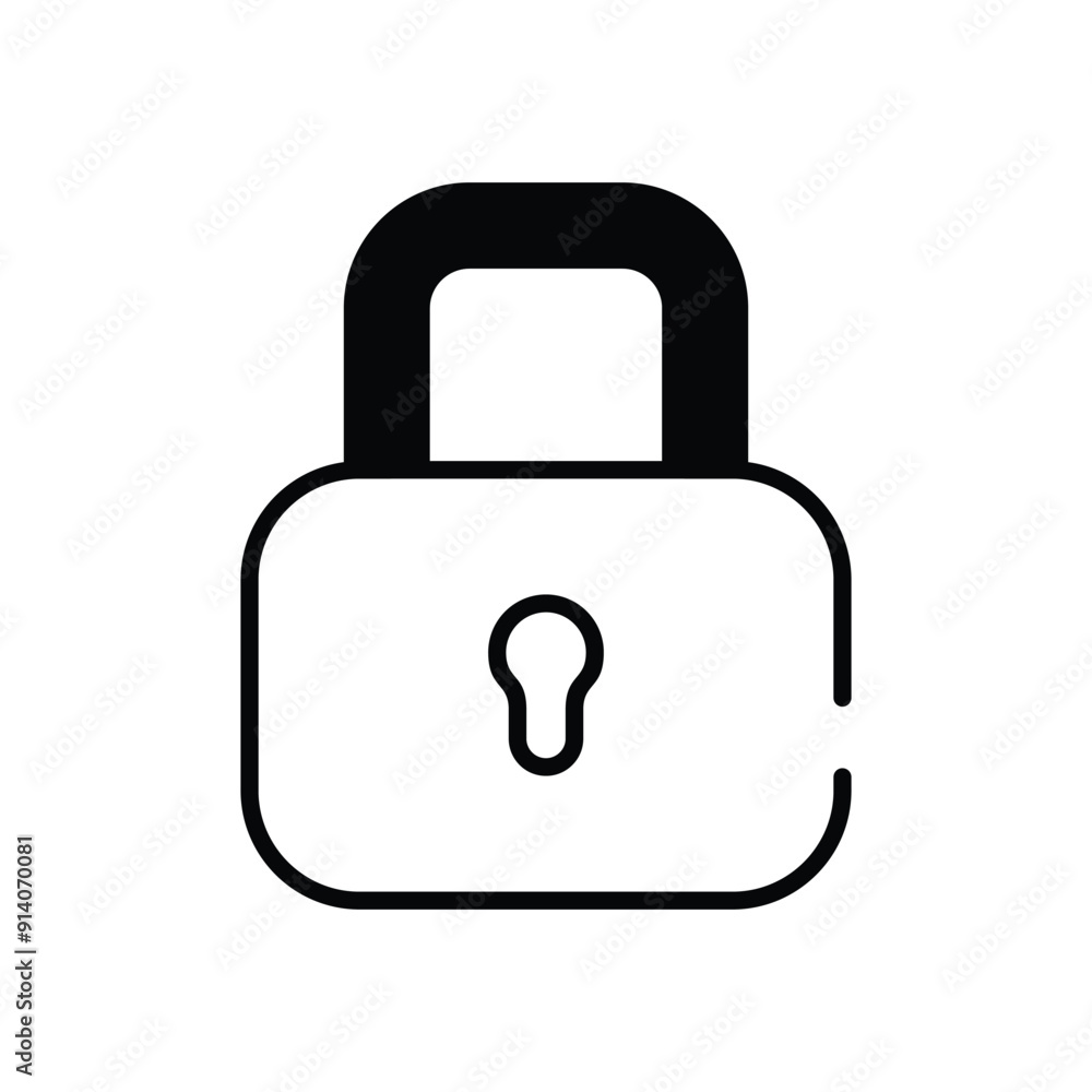 Lock vector icon Lock vector icon