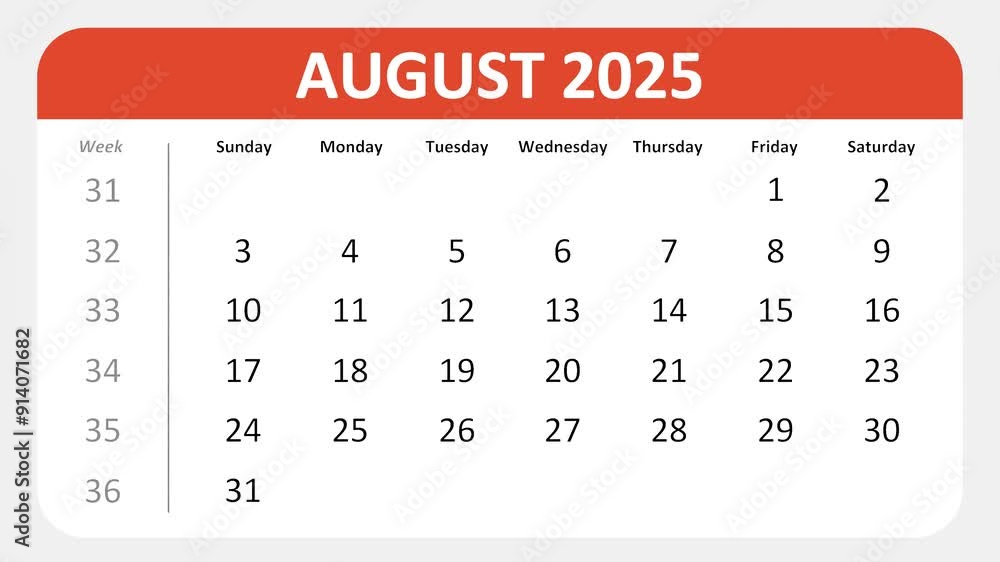 August 18, 2025: Animated 2025 planner showcasing August calendar, highlighting August 18th with space for tasks, notes, and to-do lists. August 18, 2025: Animated 2025 planner showcasing August calendar, highlighting August 18th with space for tasks, notes, and to-do lists.