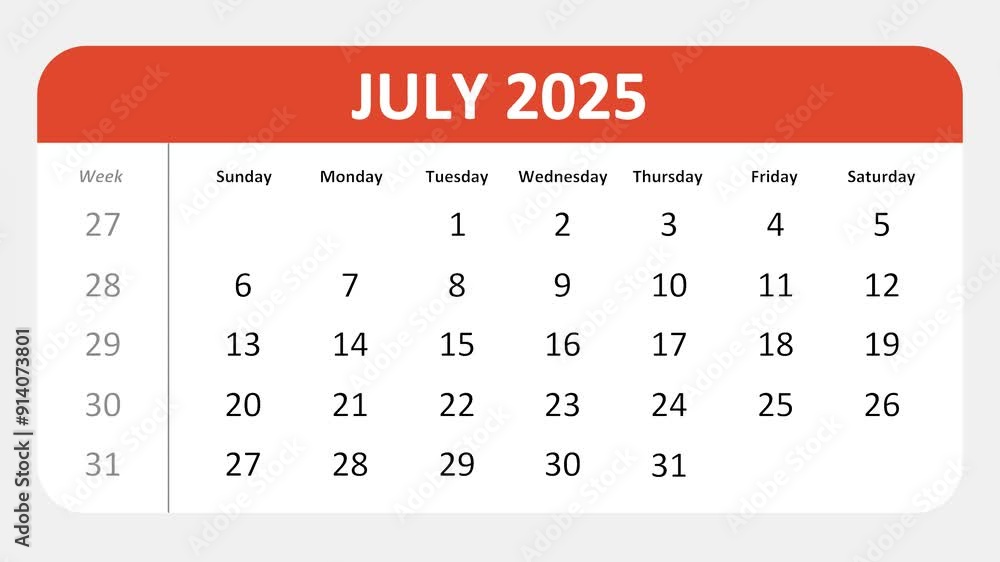 July 29, 2025: Animated 2025 planner showcasing July calendar, highlighting July 29th with space for tasks, notes, and to-do lists. July 29, 2025: Animated 2025 planner showcasing July calendar, highlighting July 29th with space for tasks, notes, and to-do lists.