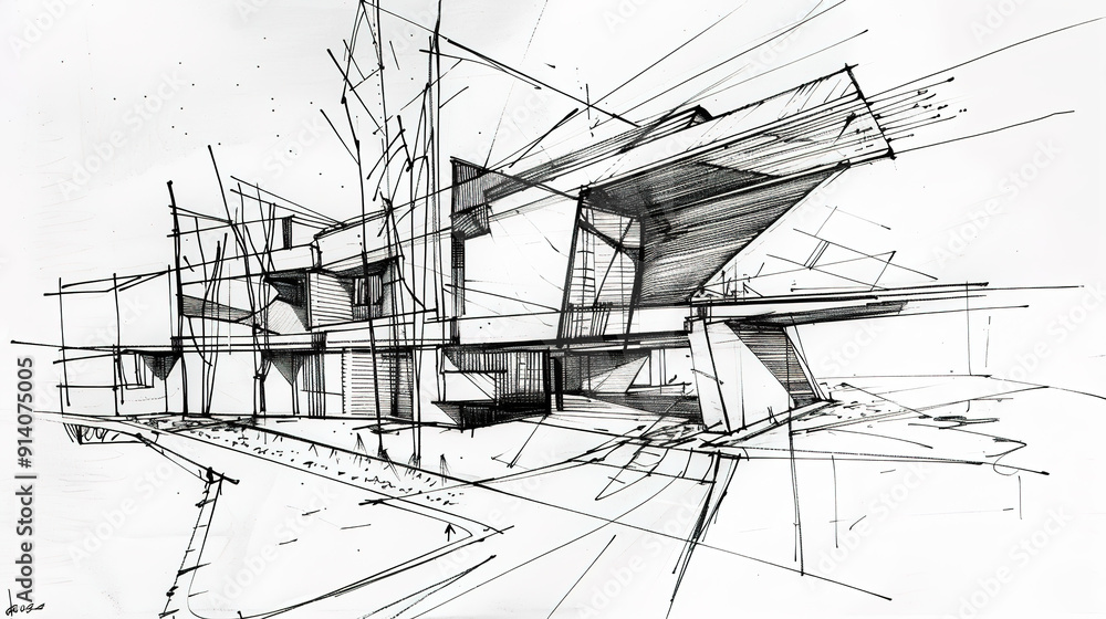 The Fascinating World of Abstract Architectural Drawings: A Blend of Creativity and Innovation. Showcasing Unconventional Designs and Inspiring Spatial Concepts. The Fascinating World of Abstract Architectural Drawings: A Blend of Creativity and Innovation. Showcasing Unconventional Designs and Inspiring Spatial Concepts.
