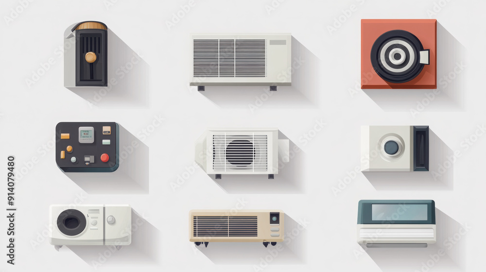 graphic resource for hvac system graphic resource for hvac system