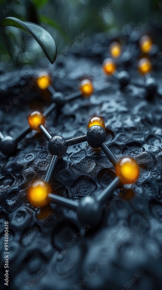 Visualizing the van der Waals structure of tripeptide molecule in a 3D model. Concept 3D Modeling, Chemistry, Molecular Structure, Tirzepatide, Van der Waals Visualizing the van der Waals structure of tripeptide molecule in a 3D model. Concept 3D Modeling, Chemistry, Molecular Structure, Tirzepatide, Van der Waals