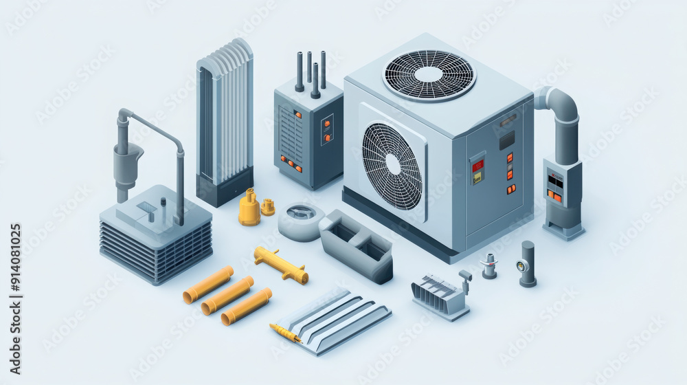 graphic resource for hvac system graphic resource for hvac system