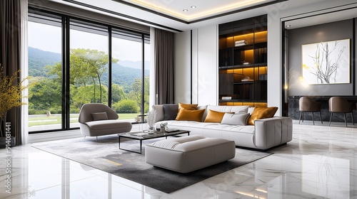 Trendy and modern design elements.