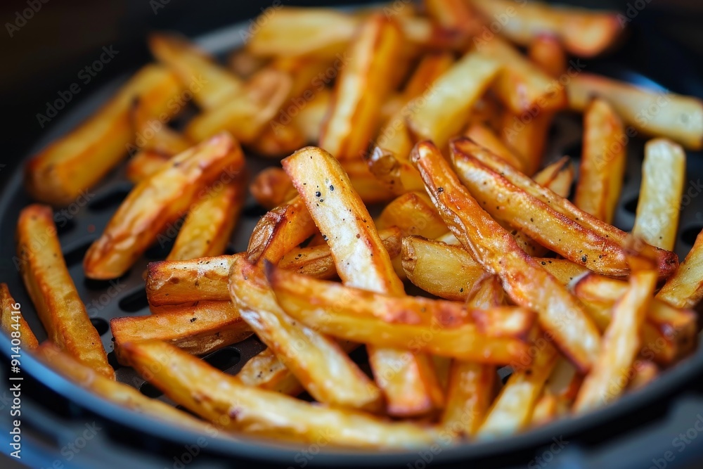 Air fried French fries low fat healthy option Air fried French fries low fat healthy option