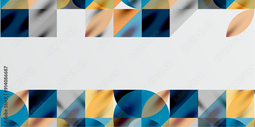 Triangles, round triangles and circles techno art. Vector Illustration For Wallpaper, Banner, Background, Card, Book Illustration, landing page Triangles, round triangles and circles techno art. Vector Illustration For Wallpaper, Banner, Background, Card, Book Illustration, landing page
