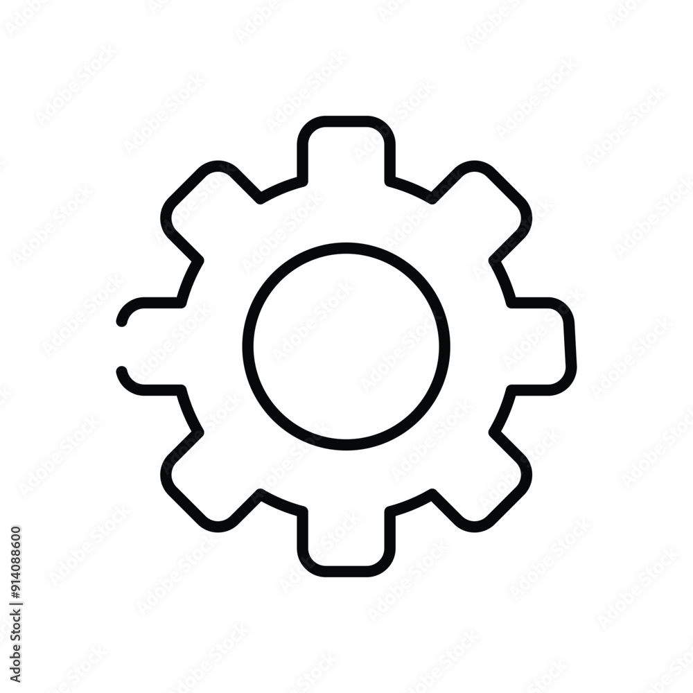 Gear vector icon Gear vector icon