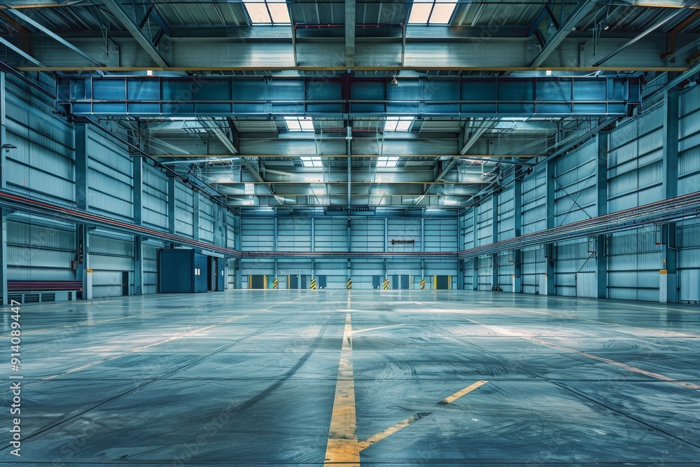 Big contemporary vacant warehouse Big contemporary vacant warehouse