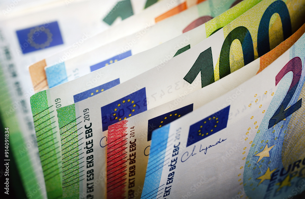 Fotografie Euro Banknoten